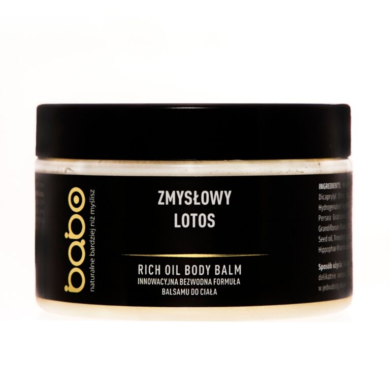 Balsam do ciała Zmysłowy Lotos 125 ml – naturalny, wegański, ujędrniający